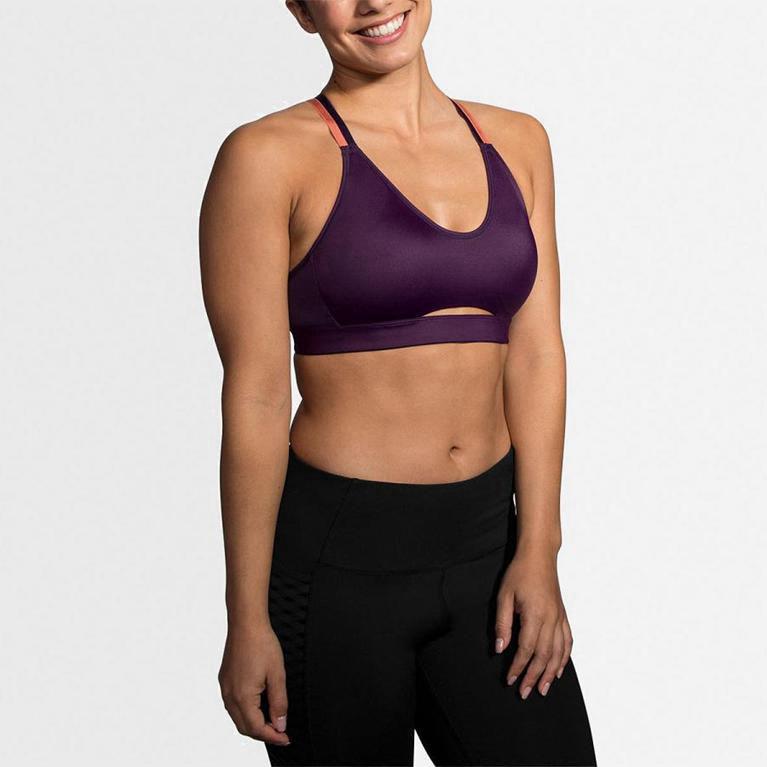 Brooks Fastforward Free - Run Bra Mujer - Moradas (UQYF-62745)